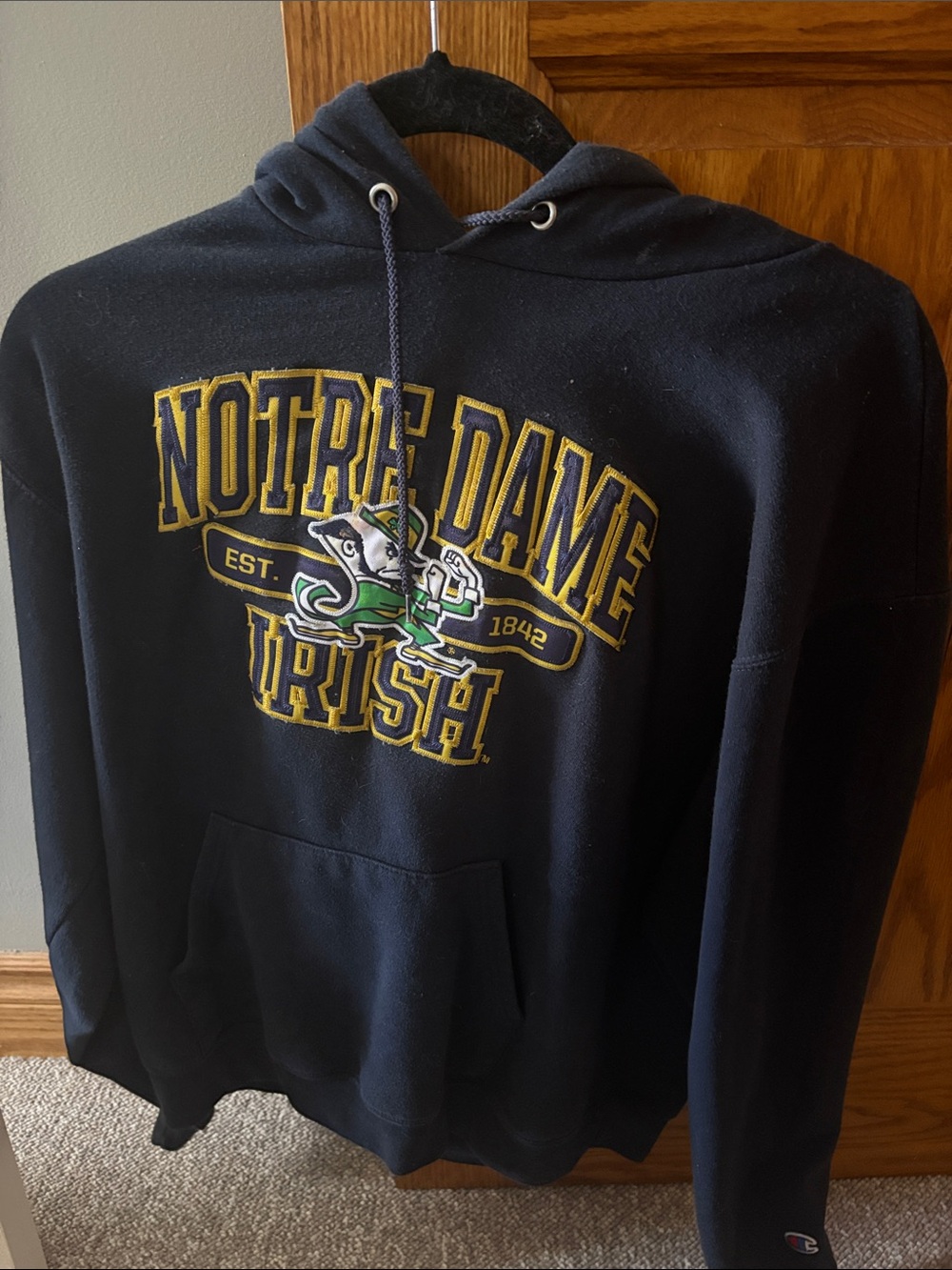 Notre Dame Irish Boathouse Sweatshirt with Mascot